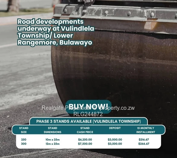 Vulindlela Stands 250Sqm And 300Sqm (Lower Rangemore) 